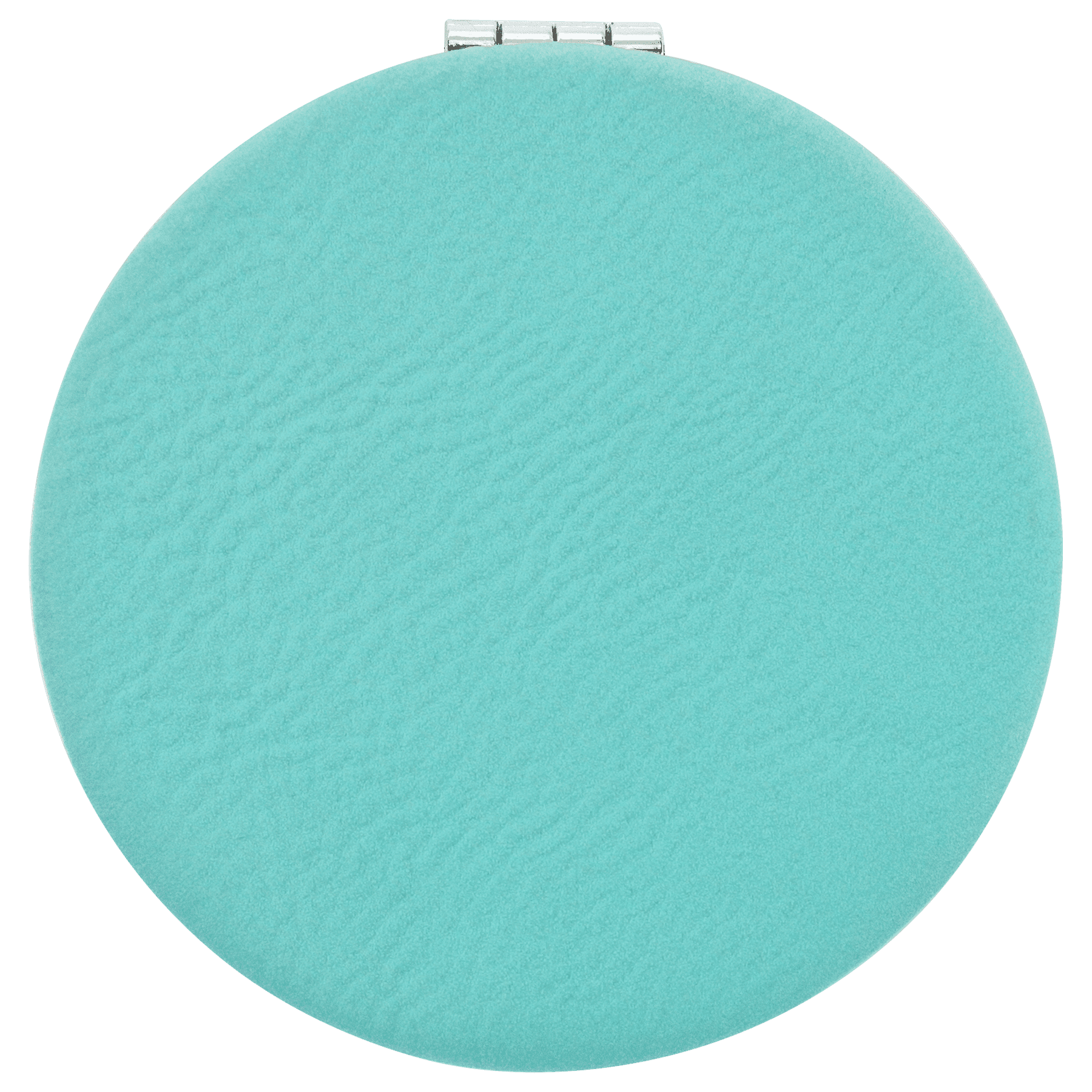 2 1/2" Laserable Leatherette Compact Mirror - JDS