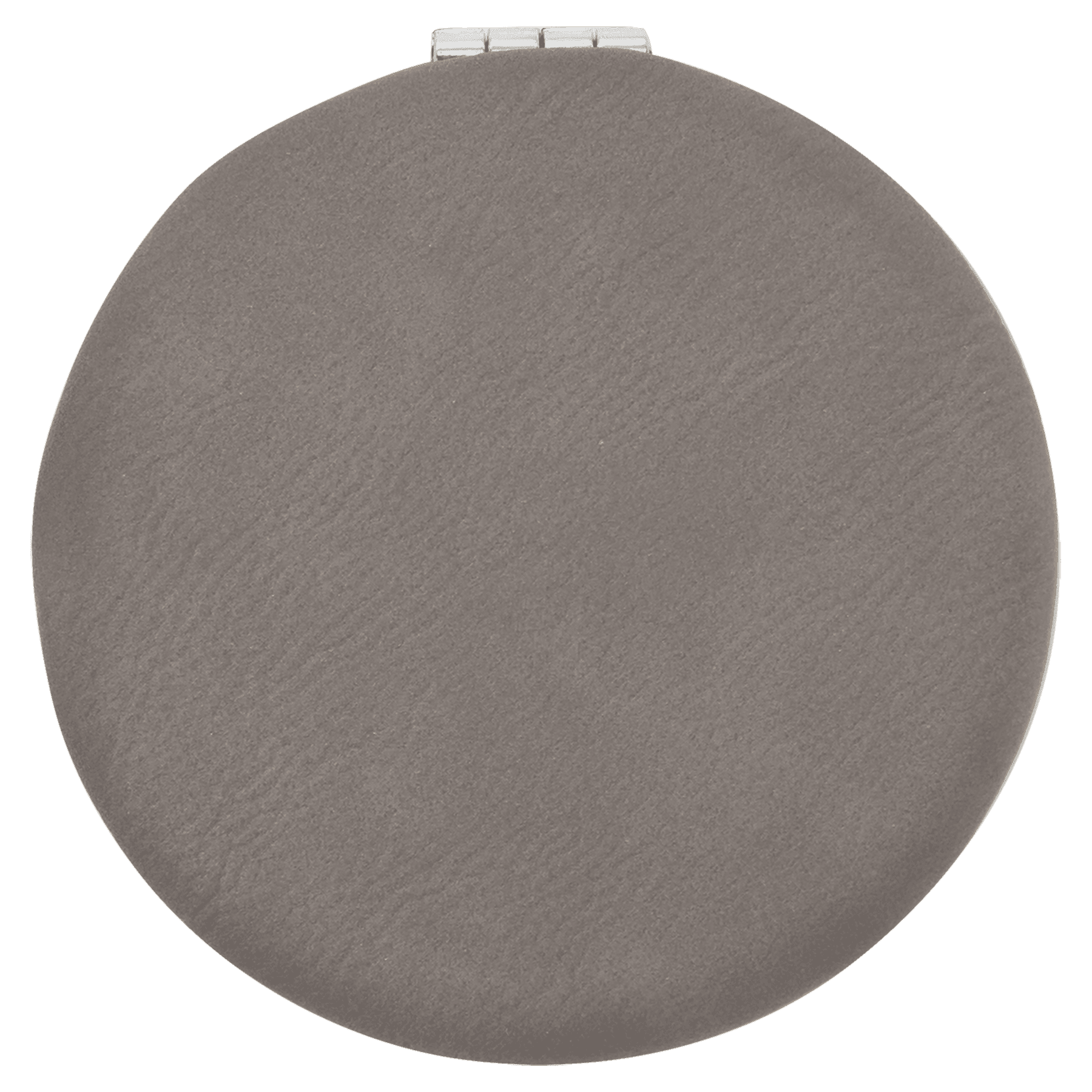 2 1/2" Laserable Leatherette Compact Mirror - JDS