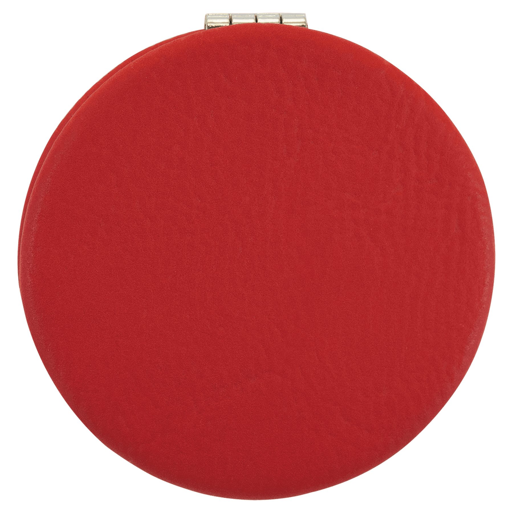 2 1/2" Laserable Leatherette Compact Mirror - JDS