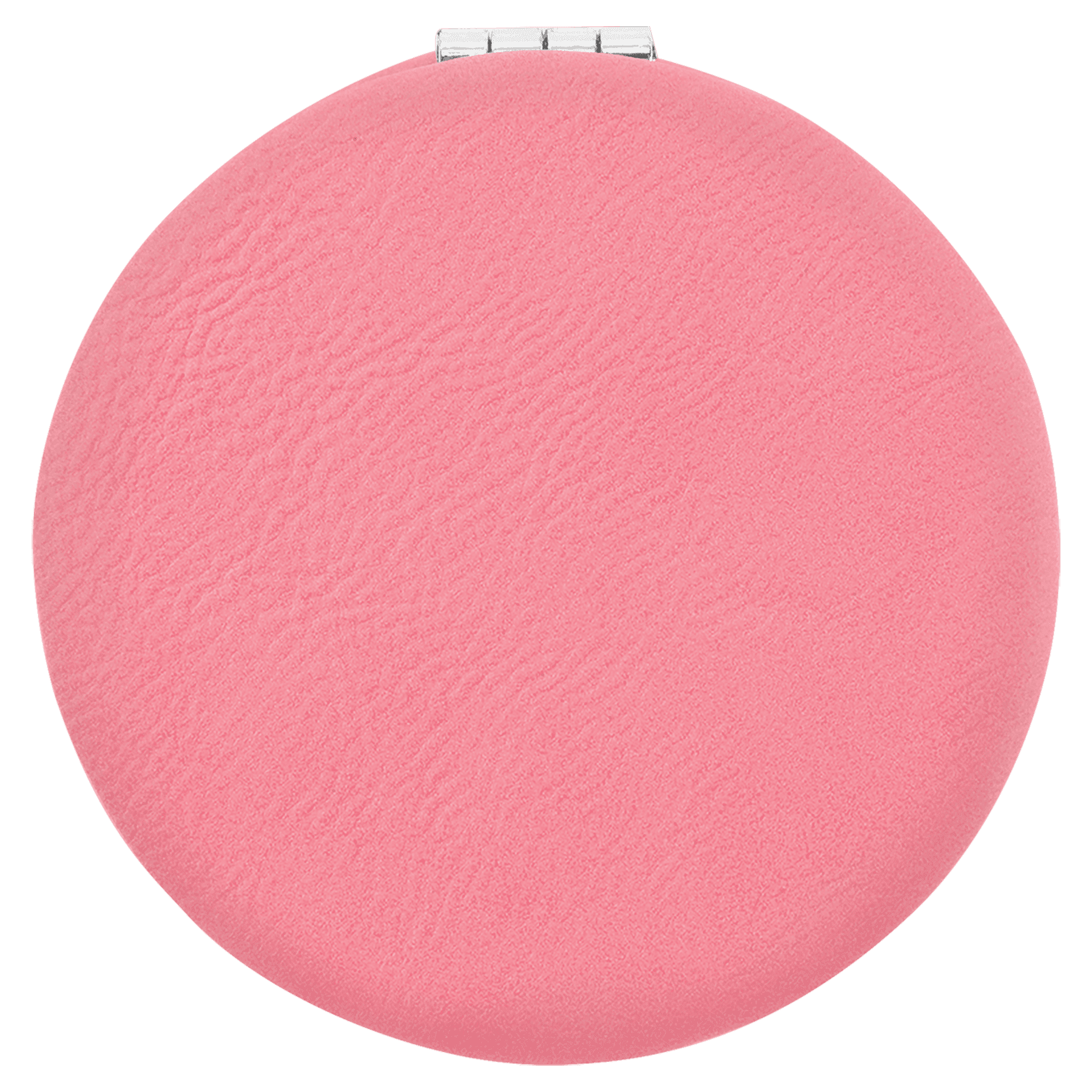 2 1/2" Laserable Leatherette Compact Mirror - JDS