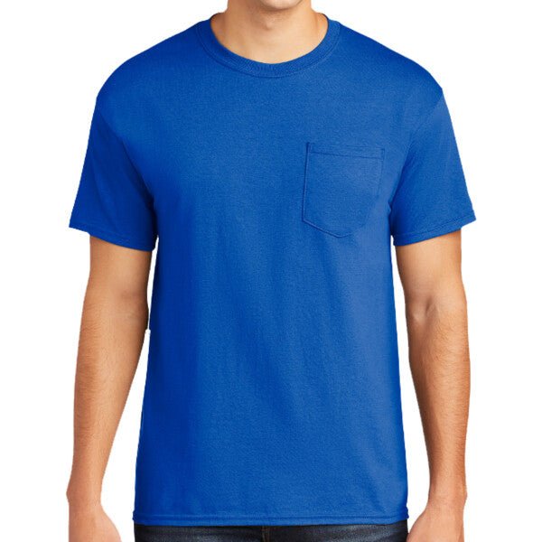 Gildan Heavy Cotton 100% Cotton Pocket T Shirt - Gildan