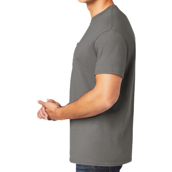 Gildan Heavy Cotton 100% Cotton Pocket T Shirt - Gildan