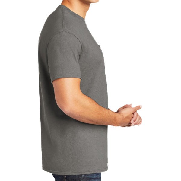 Gildan Heavy Cotton 100% Cotton Pocket T Shirt - Gildan
