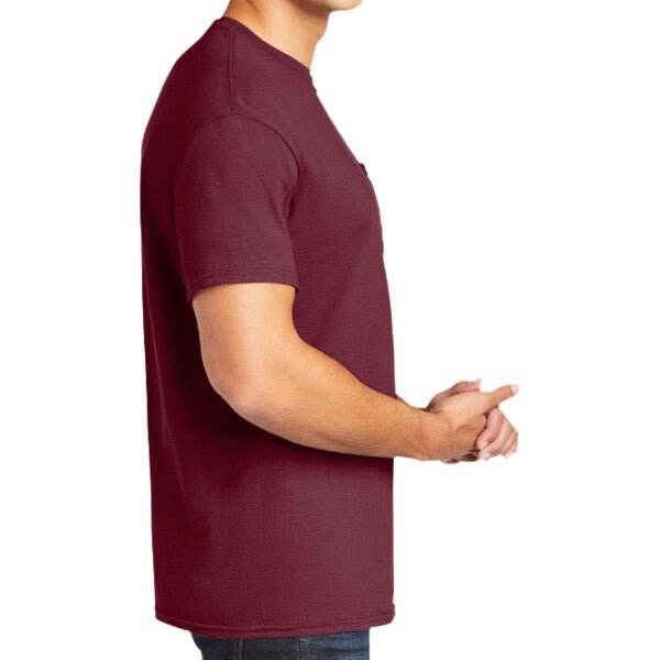 Gildan Heavy Cotton 100% Cotton Pocket T Shirt - Gildan
