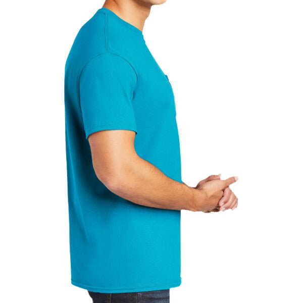 Gildan Heavy Cotton 100% Cotton Pocket T Shirt - Gildan