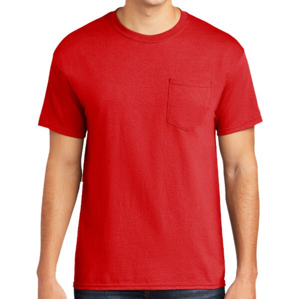 Gildan Heavy Cotton 100% Cotton Pocket T Shirt - Gildan