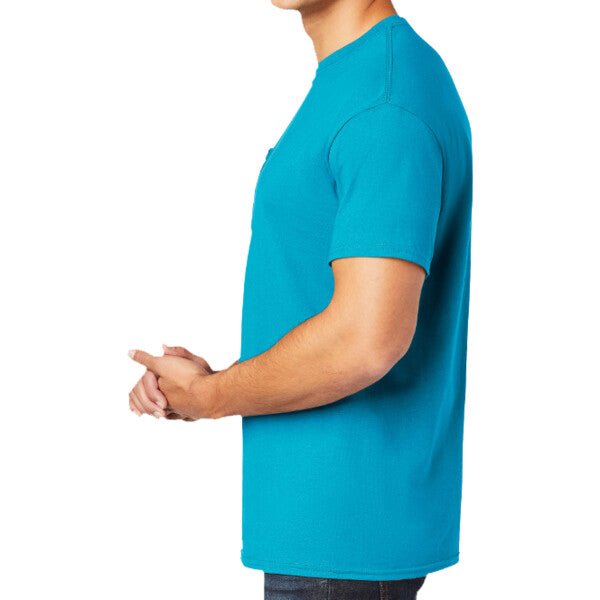 Gildan Heavy Cotton 100% Cotton Pocket T Shirt - Gildan