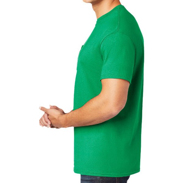 Gildan Heavy Cotton 100% Cotton Pocket T Shirt - Gildan
