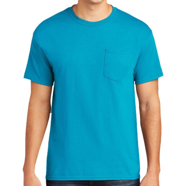 Gildan Heavy Cotton 100% Cotton Pocket T Shirt - Gildan