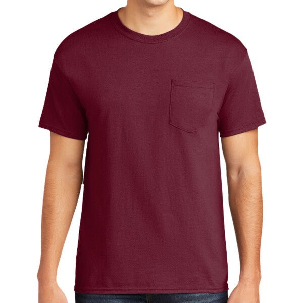 Gildan Heavy Cotton 100% Cotton Pocket T Shirt - Gildan