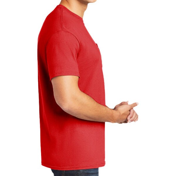 Gildan Heavy Cotton 100% Cotton Pocket T Shirt - Gildan