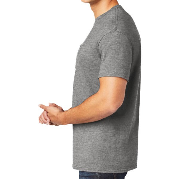 Gildan Heavy Cotton 100% Cotton Pocket T Shirt - Gildan