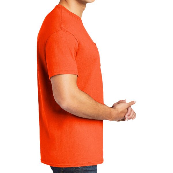 Gildan Heavy Cotton 100% Cotton Pocket T Shirt - Gildan