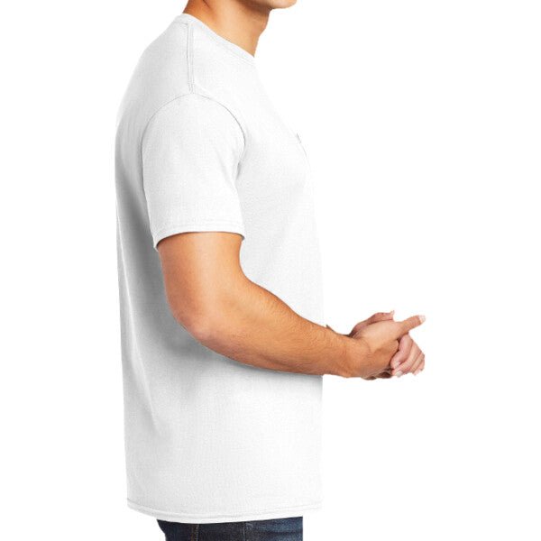 Gildan Heavy Cotton 100% Cotton Pocket T Shirt - Gildan