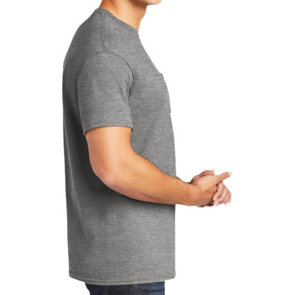 Gildan Heavy Cotton 100% Cotton Pocket T Shirt - Gildan