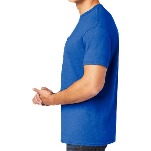 Gildan Heavy Cotton 100% Cotton Pocket T Shirt - Gildan