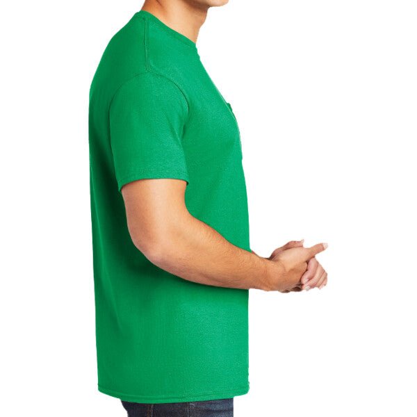 Gildan Heavy Cotton 100% Cotton Pocket T Shirt - Gildan