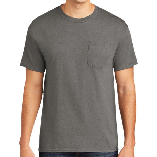 Gildan Heavy Cotton 100% Cotton Pocket T Shirt - Gildan