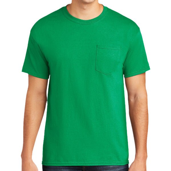 Gildan Heavy Cotton 100% Cotton Pocket T Shirt - Gildan