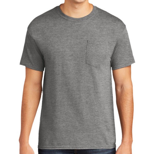 Gildan Heavy Cotton 100% Cotton Pocket T Shirt - Gildan