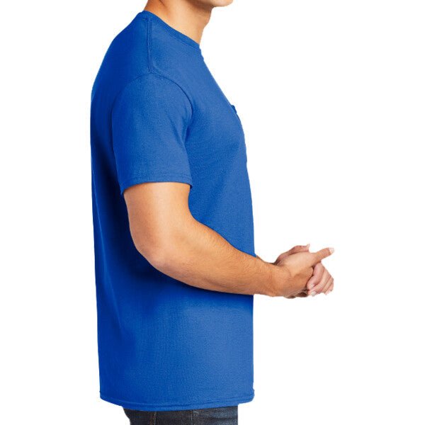Gildan Heavy Cotton 100% Cotton Pocket T Shirt - Gildan