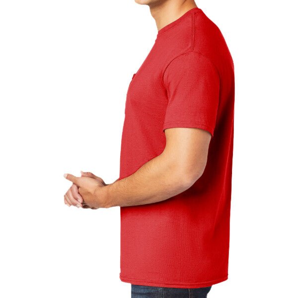 Gildan Heavy Cotton 100% Cotton Pocket T Shirt - Gildan