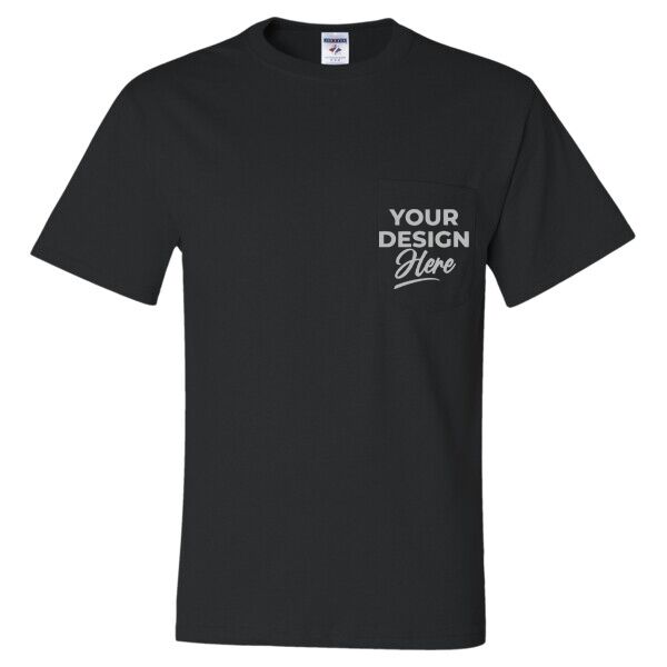 Jerzees Dri - Power® 50/50 Pocket T-Shirt - Jerzees in Black