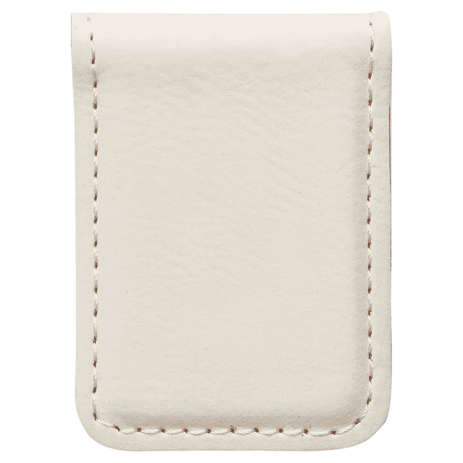 1 3/4" x 2 1/2" Laserable Leatherette Money Clip - JDS