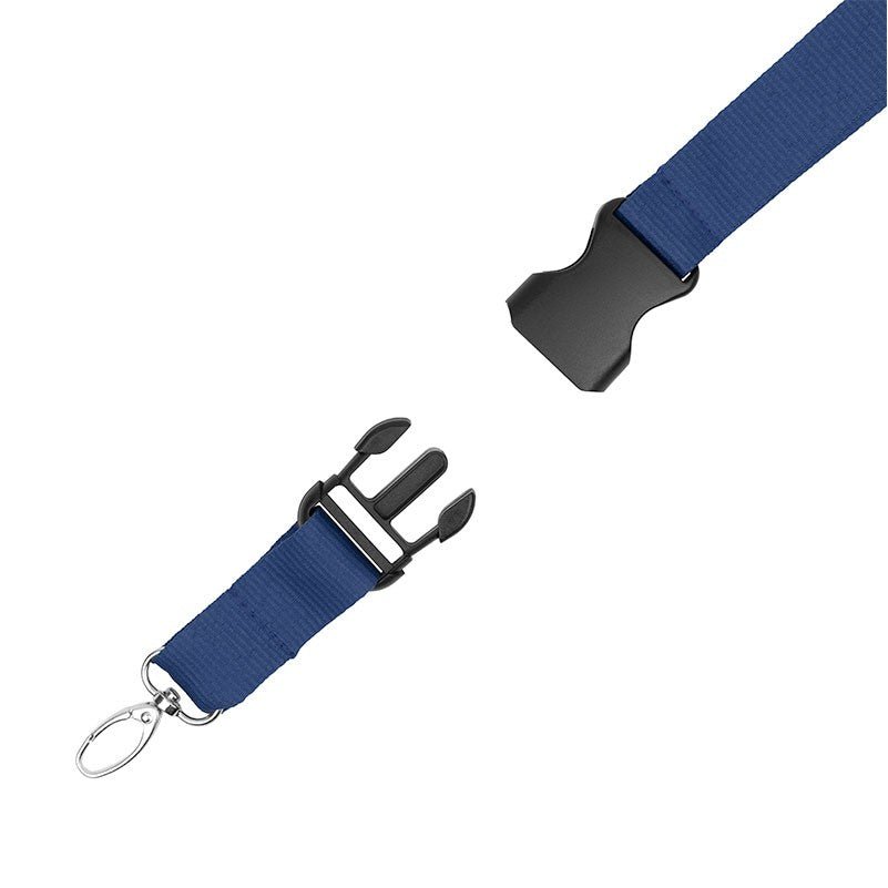 1" Eco Friendly rPET Lanyard w/Buckle and Safety Breakaway - Austin Print Co