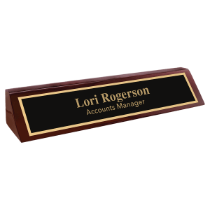 10 1/2" Rosewood Piano Finish Desk Wedge - PNA210 - JDS