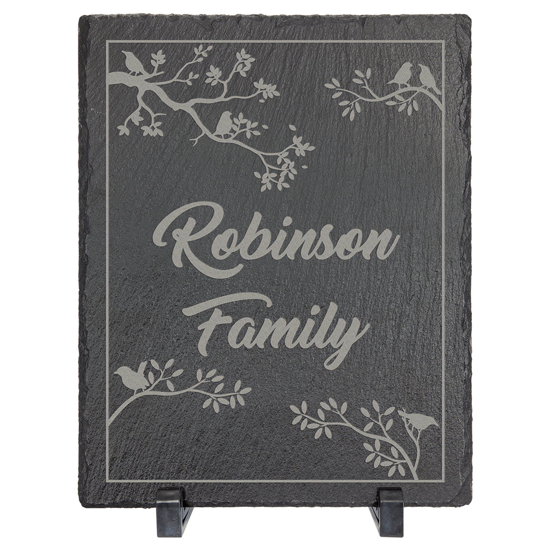 10" x 8" Rectangle Slate Decor with Plastic Feet - SLT042 - Austin Print Co.
