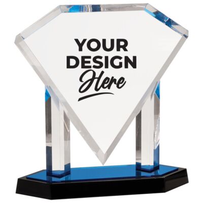 11 3/4" Floating Diamond Acrylic - Austin Print Co.