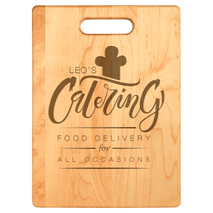 13 3/4" x 9 3/4" Maple Cutting Board - GFT162 - Austin Print Co.