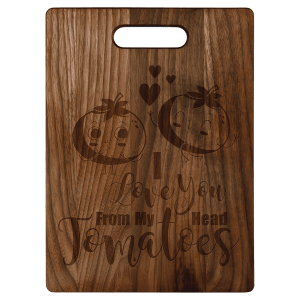 13 3/4" x 9 3/4" Walnut Cutting Board - GFT166 - Austin Print Co.