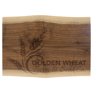 13 3/4"x 9 3/4" Black Walnut Cutting and Charcuterie Board - GFT2319 - Austin Print Co.