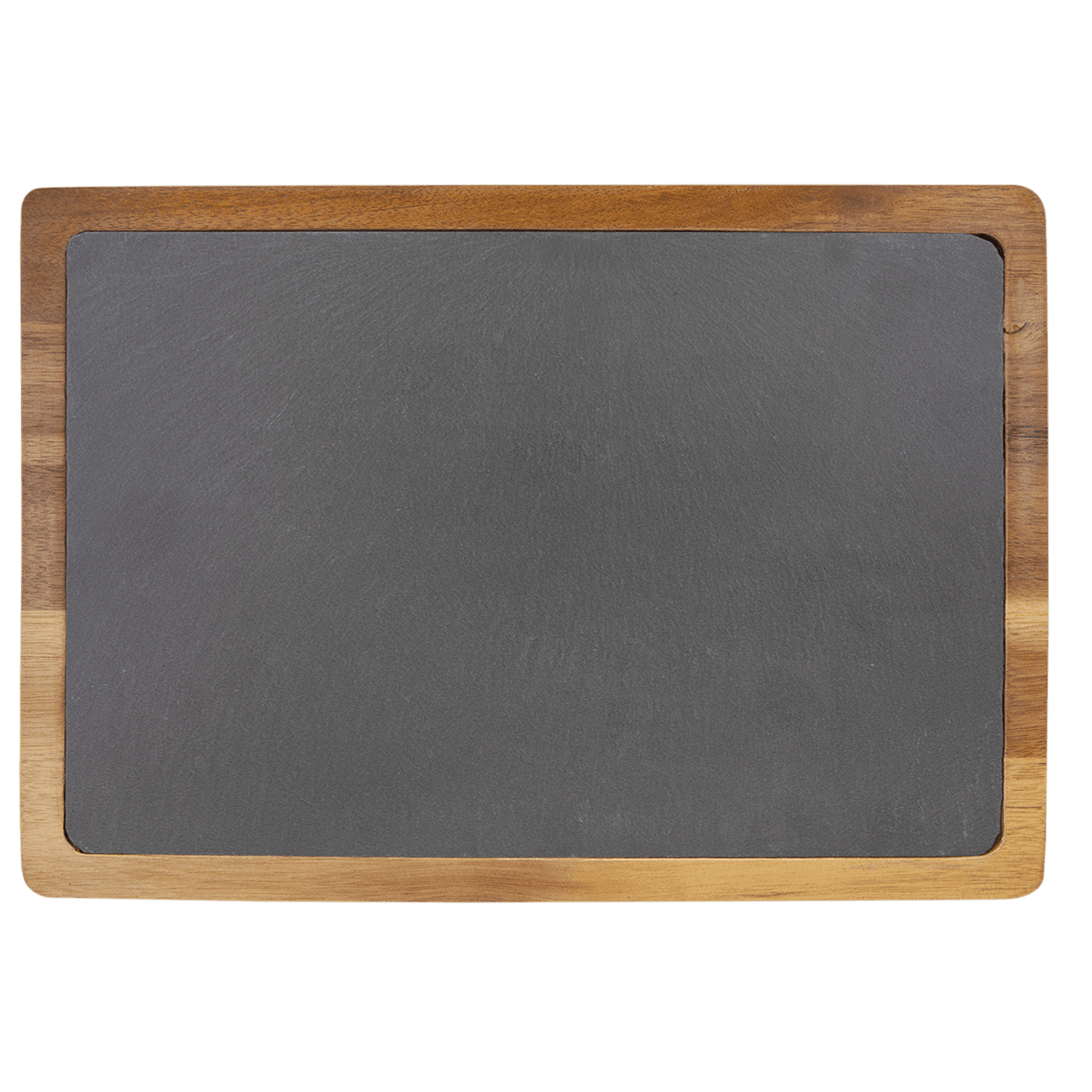 13" x 9" Acacia Wood/Slate Cutting Board - JDS