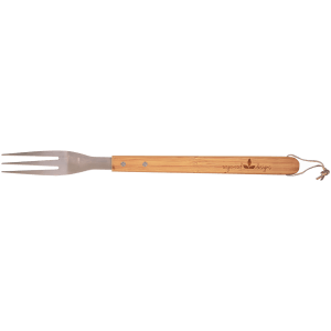 16 1/4" Bamboo Barbeque Fork - BBQ11B - Austin Print Co.