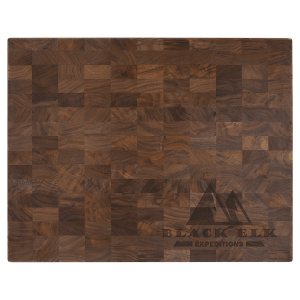 16" x 13" x 1 3/8" Walnut Butcherblock Cutting Board - GFT495 - Austin Print Co.