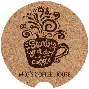 2 1/2" Cork Car Coaster - CST43 - JDS