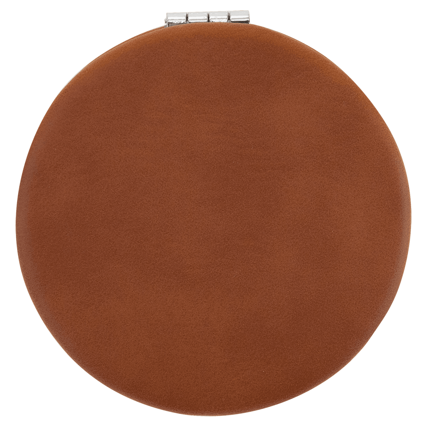 2 1/2" Laserable Leatherette Compact Mirror - JDS