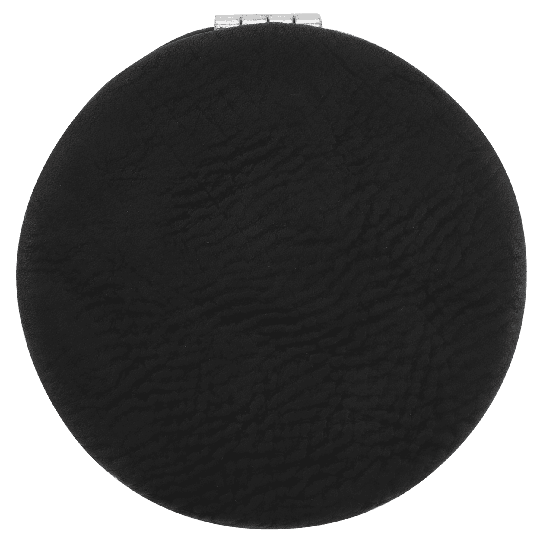 2 1/2" Laserable Leatherette Compact Mirror - JDS