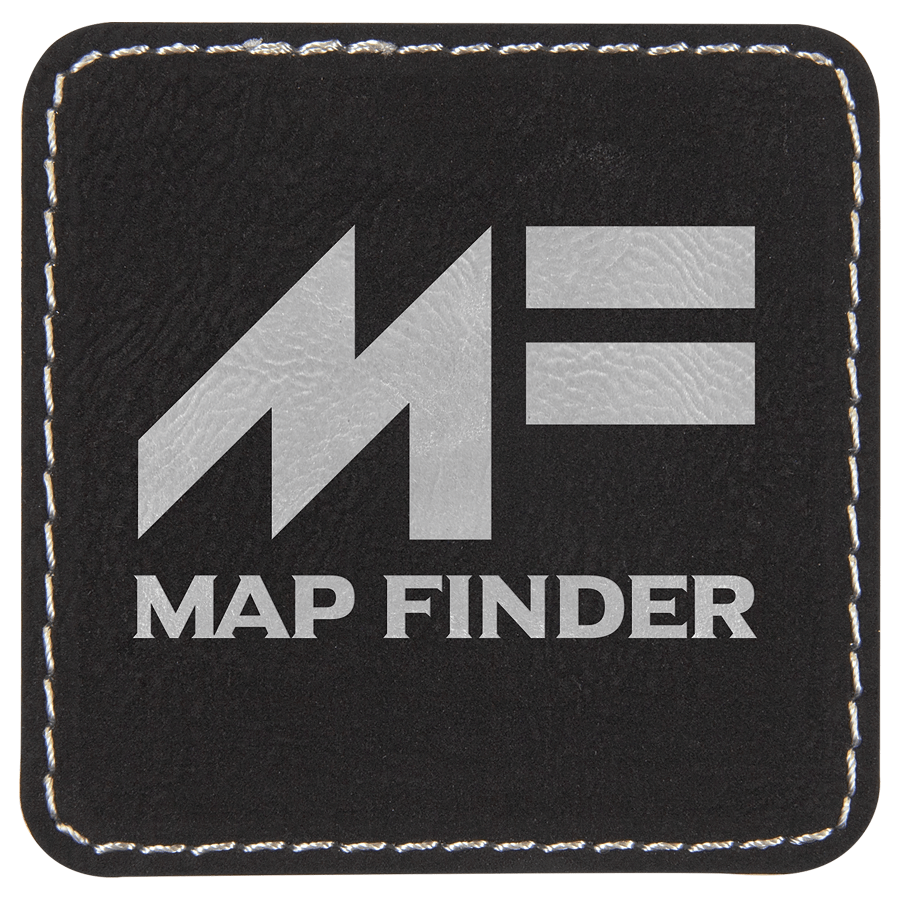 2 1/2" x 2 1/2" Square Laserable Leatherette Patch with Adhesive - JDS