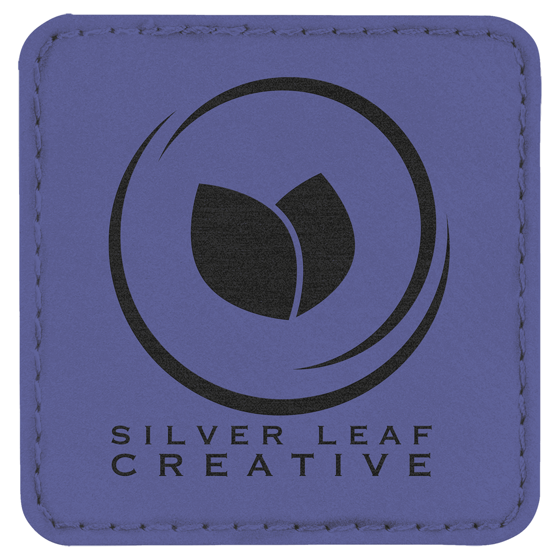 2 1/2" x 2 1/2" Square Laserable Leatherette Patch with Kota Pro Adhesive - JDS