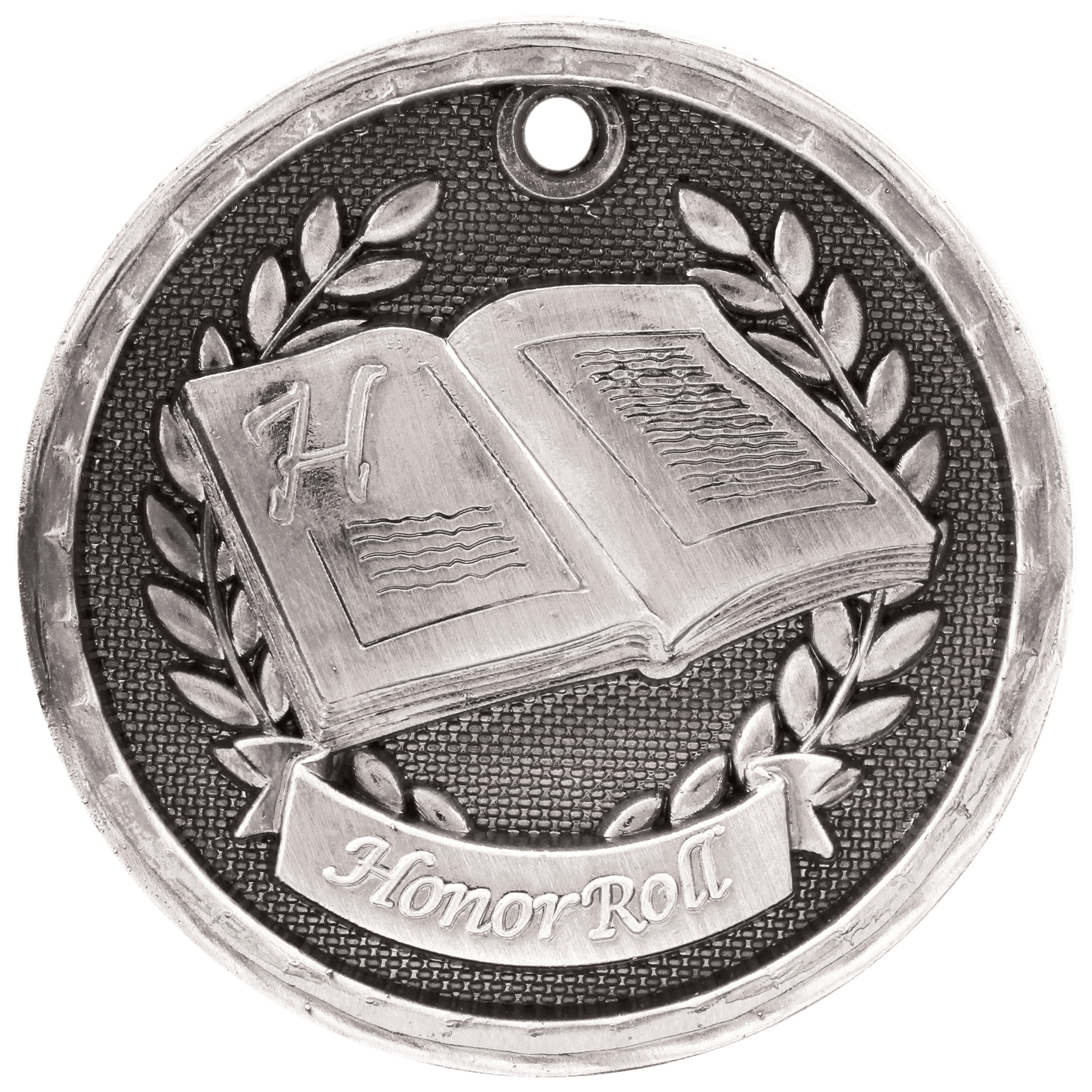 2" Antique 3D Honor Roll Medal - JDS