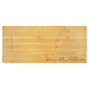 23 3/4" x 10" Bamboo Charcuterie Board/Cutting Board - GFT447 - Austin Print Co.