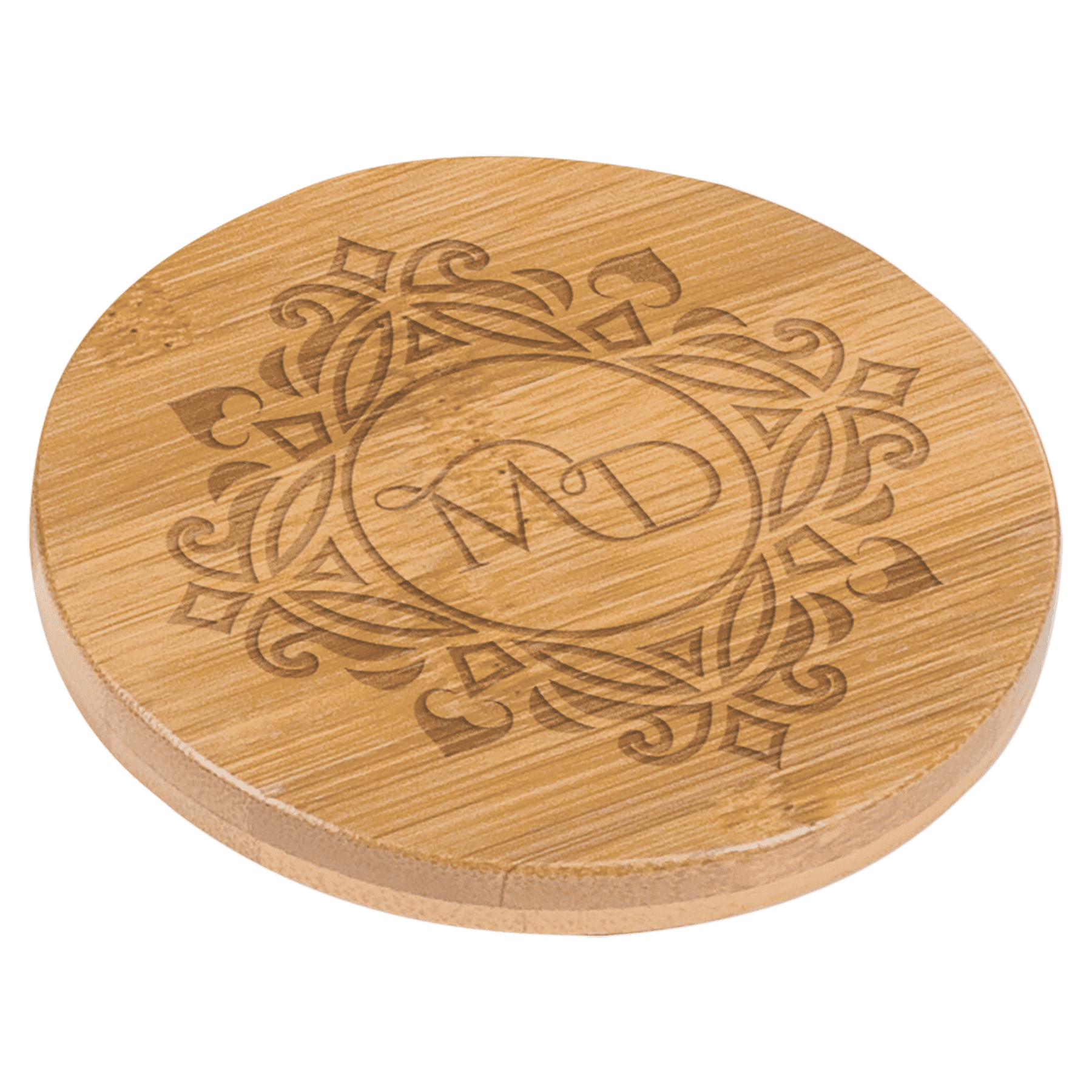 3 1/2" Bamboo Coaster - JDS
