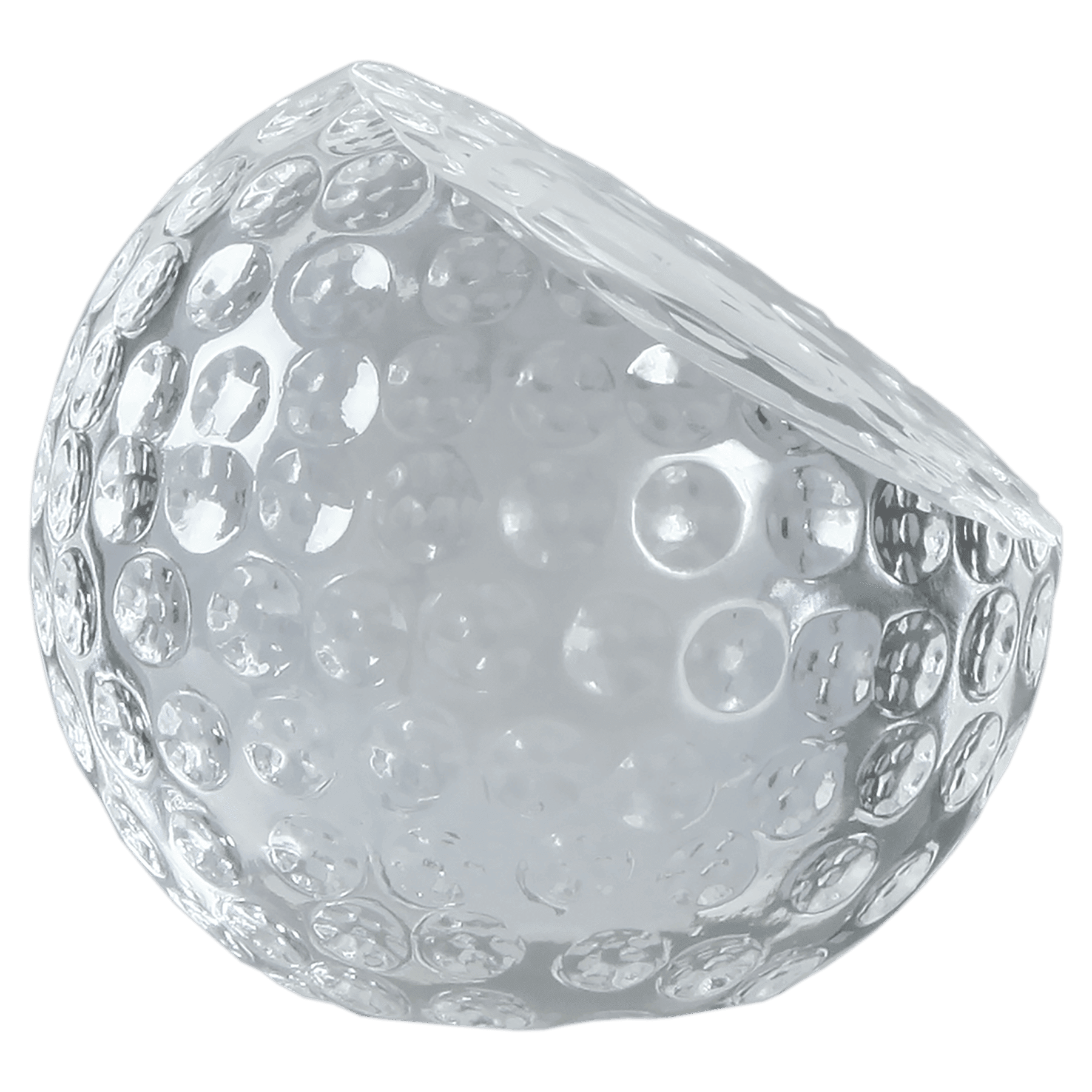 3 1/8" Crystal Golf Ball Paperweight - JDS