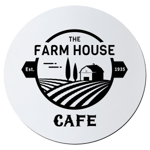 3 3/4" Round White/Black Silicone Coaster - GFT2090 - JDS