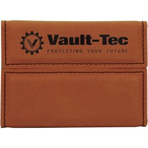 3 3/4" x 2 3/4" Rawhide Laserable Leatherette Hard Business Card Holder - GFT266 - Austin Print Co.