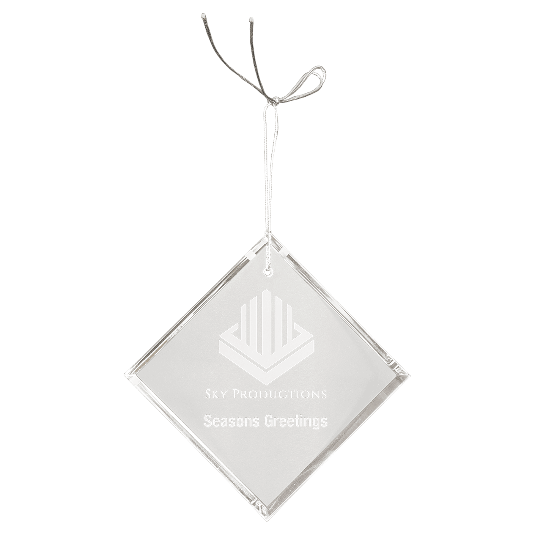 3" Crystal Diamond Ornament - JDS